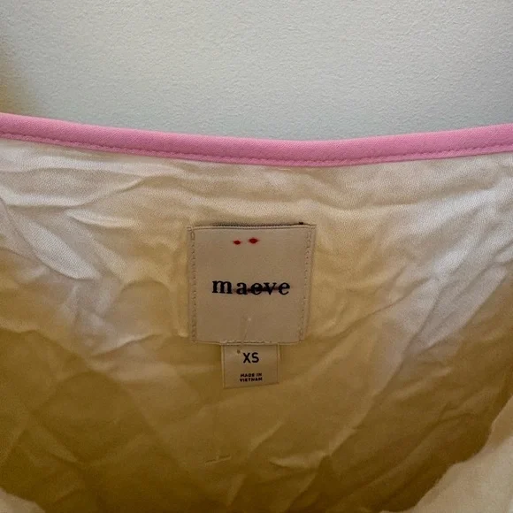 NWOT Maeve Sleeveless Notched Square-Neck Midi Dress Size XS - Picture 6 of 16